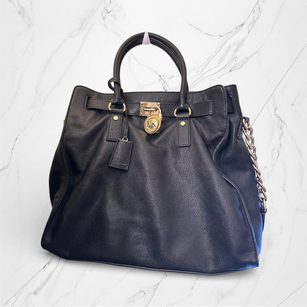 Michael Kors Hamilton Large Leather Tote Bag